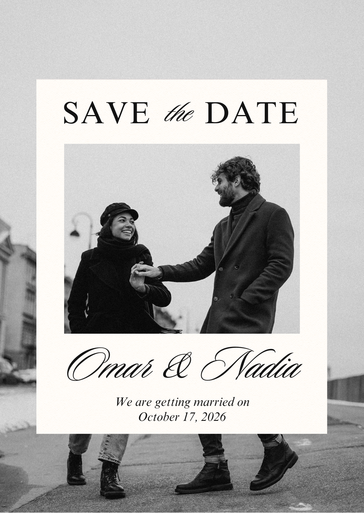 Save the Date Photo Magnets