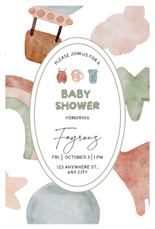 Baby Shower Photo Magnets