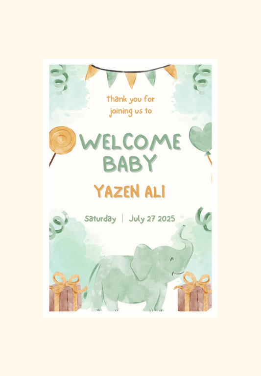 Welcome Baby! - Set of 9