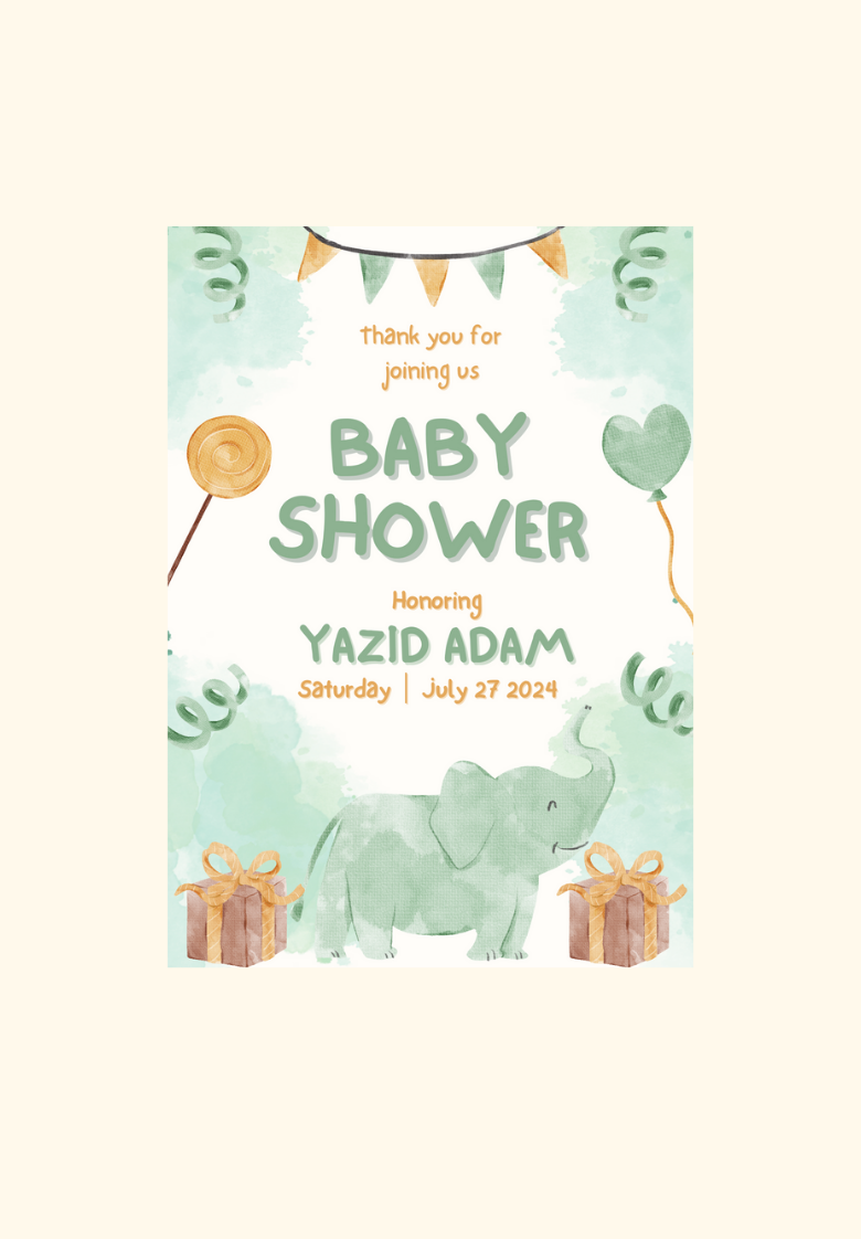 Baby Shower - Set of 9