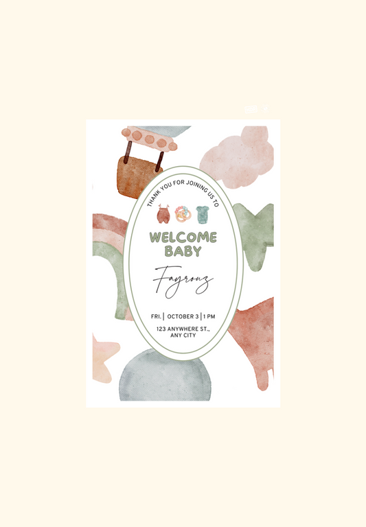 Welcome Baby! - Set of 9